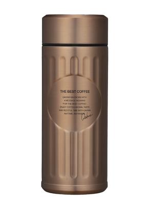 Garrafa de água CB JAPAN Cobre 420ml Bebida direta Vácuo 2 camadas Construção Antibacteriana Especificações Garrafa de café Kahua QAHWA