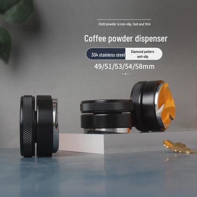 Verstellbarer Kaffeepulver-Tamper aus Edelstahl für Macaron, Italienischer Stil, Größen 49/51/53/54/58mm