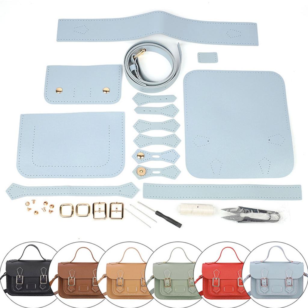 DIY Handmade Bag Retro Style Hand Stitching with Sewing Tools Shoulder Bags