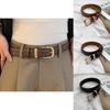 Elegant Wide Brown Metal Buckle Belt For Women In Vintage Fashion Perfect For Autumn 2023