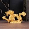 Art Dragon Zodiac Statue Resin Crafts Home Decoration Dragon Ornaments Minimalist Desktop Decor Animals Sculpture New Year