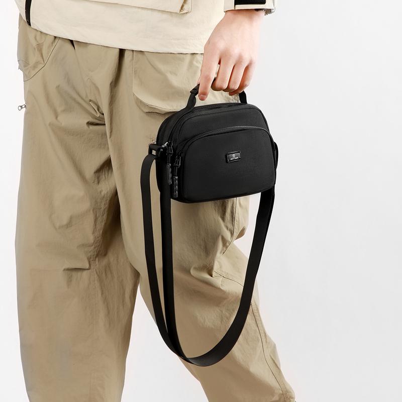 Mini Small Bag Men's Mobile Phone Bag Shoulder Crossbody Handbag Oxford Bag