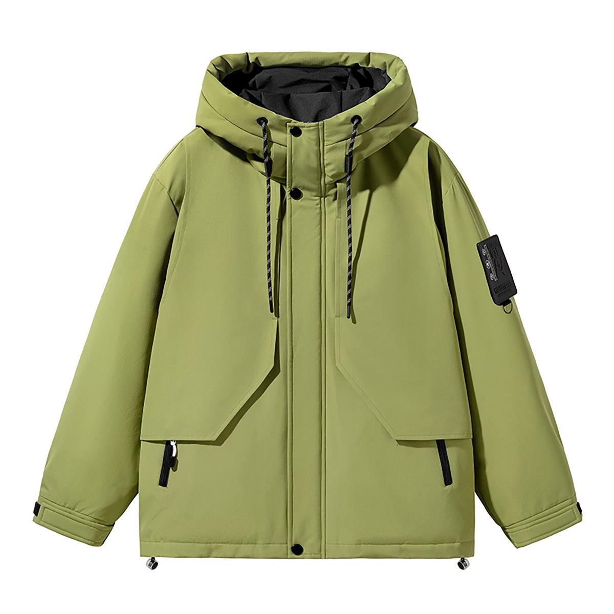 

Зимняя новая молодежная куртка-пуховик с капюшоном 90-х годов, модная рабочая одежда, теплая куртка для пар в корейском стиле BL3971 3XL