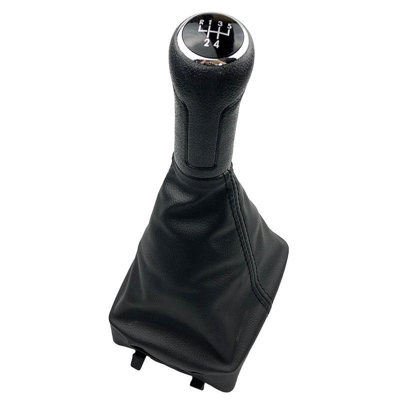 5/6 Speed Car Gear Shift Knob With Gaitor Boot Cover For Volkswagen VW Polo 9N 9N2 2002 2003 2004 2005 2006 2007 2008 2009