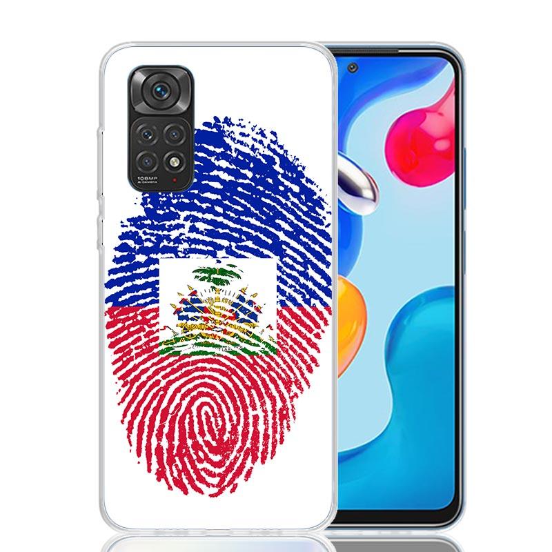Haiti Haitian Flag Phone Case For Xiaomi Redmi Note 15 14 13 12S 12 Pro Plus 11S 11E 11 11T 10S 10 Art Soft Pattern Cover Redmi