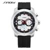 Men'S Watch Silicone Strap Multifunctional Quartz Watch Fashion Student Watch Waterproof Men'S Watch