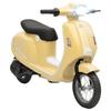 24V Kids Electric Motorbike, Ride On Motorcycle with Manual Throttle, Brakes and LED Lights for Ages 8-12 Years, Beige