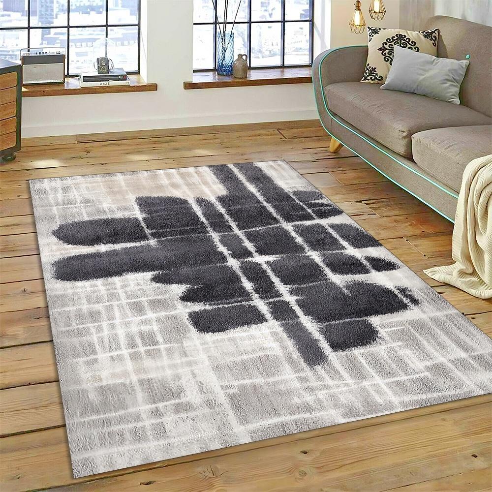 2025 New Style Bohemian Abstract Fashion Modern Art Carpet Rug for Living Room Bedroom Home Sofa Decoration,Non-slip Floor Mat