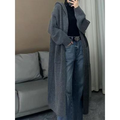 Women's Long Sleeve Knitted Cardigan Loose Sweater Casual Coats Autumn and Winter Clothing New Fashion