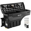 VEVOR Truck Bed Storage Box, 25 L Waterproof ABS Wheel Well Tool Box with Anti-Theft Combination Lock, Compatible with 2019-2023 Dodge Ram 1500