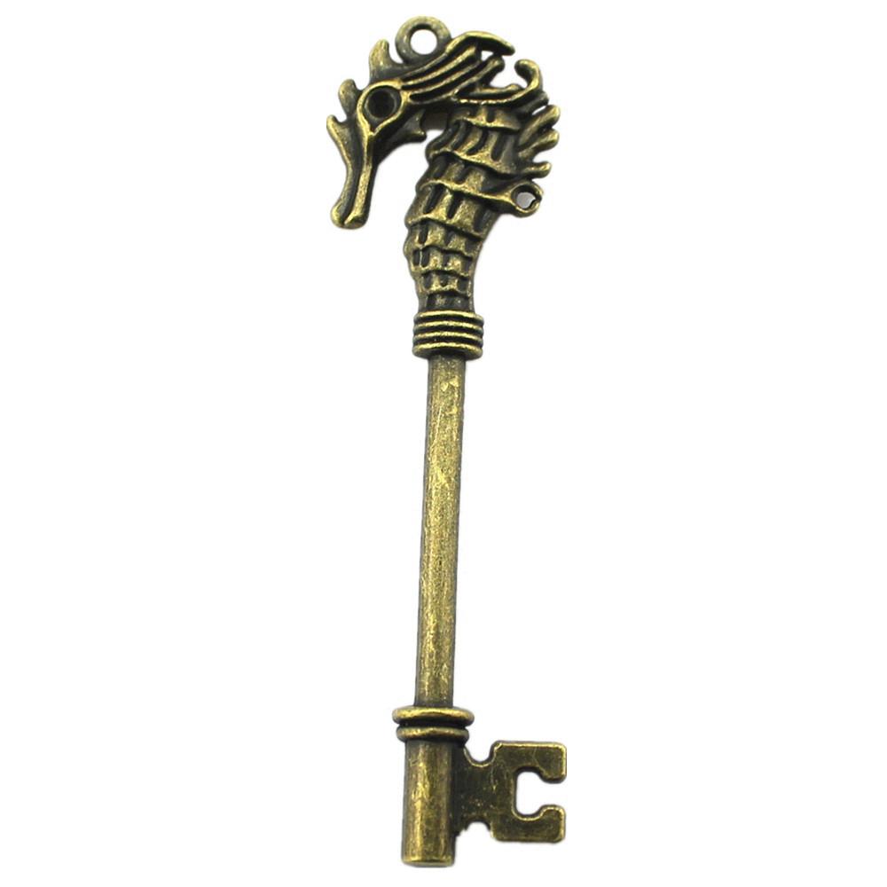 Key Charms Multi Color Alloy Key Tools Pendants For Gothic Themed Jewelry