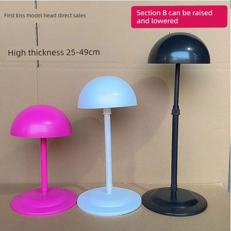 

Lifting Wig Special Bracket Placement Hair Bracket Wig Stand White Cloth Wrapper Wig Shelf Supports (Light plastic) (no lace) White