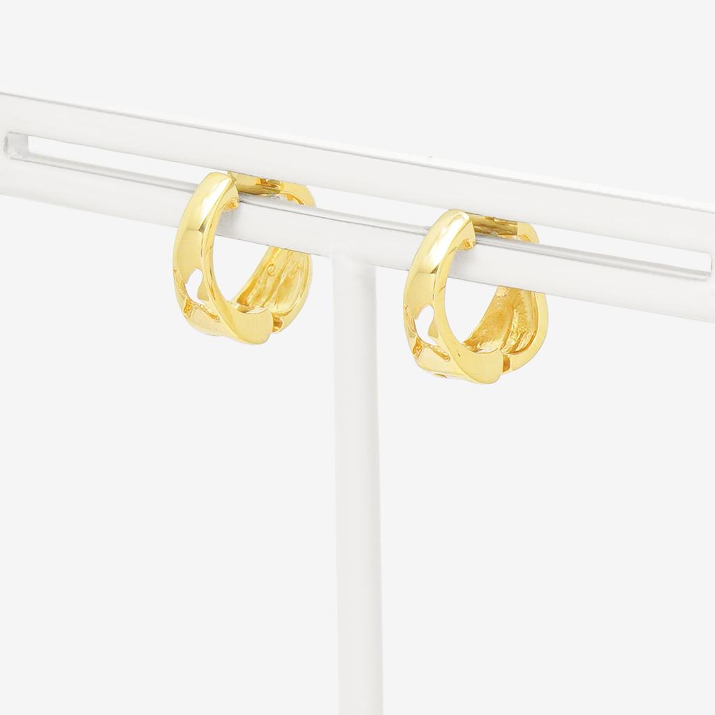 ESTELLE [Official] Women's Earrings, Silver with Yellow Gold Plated, 0776-0064-0000-0000