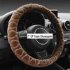 Cozy Plush Winter Steering Wheel Cover – Universal Fit, Non-Slip Design