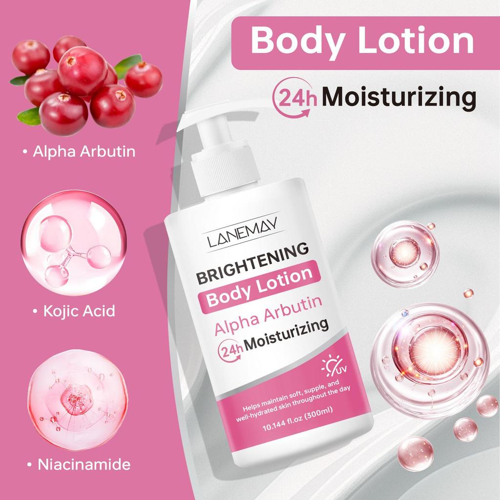 Brightening Body Lotion-Moisturize And Brighten The Skin-Offer Long-lasting Care For Dry And Sensitive Skin-300ml