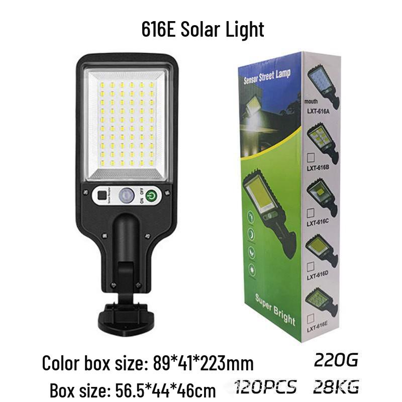 Solar LED Wall Light with Remote, COB Sensors, Waterproof for Outdoor Use