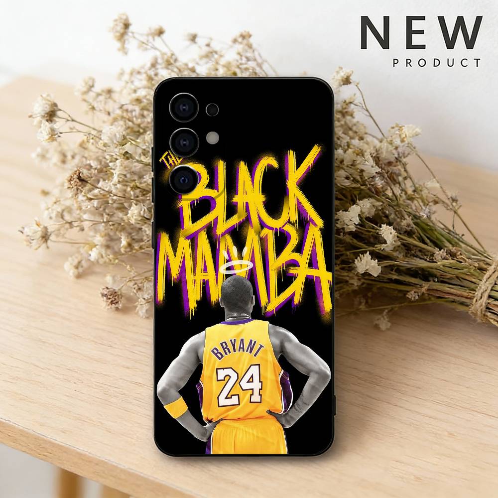 

K-Kobe B-Bryant 24 Phone Case For Samsung S26,25,24,23,22,21,20,30,Ultra,Plus,Fe,Lite Black Shell Samsung S26Plus