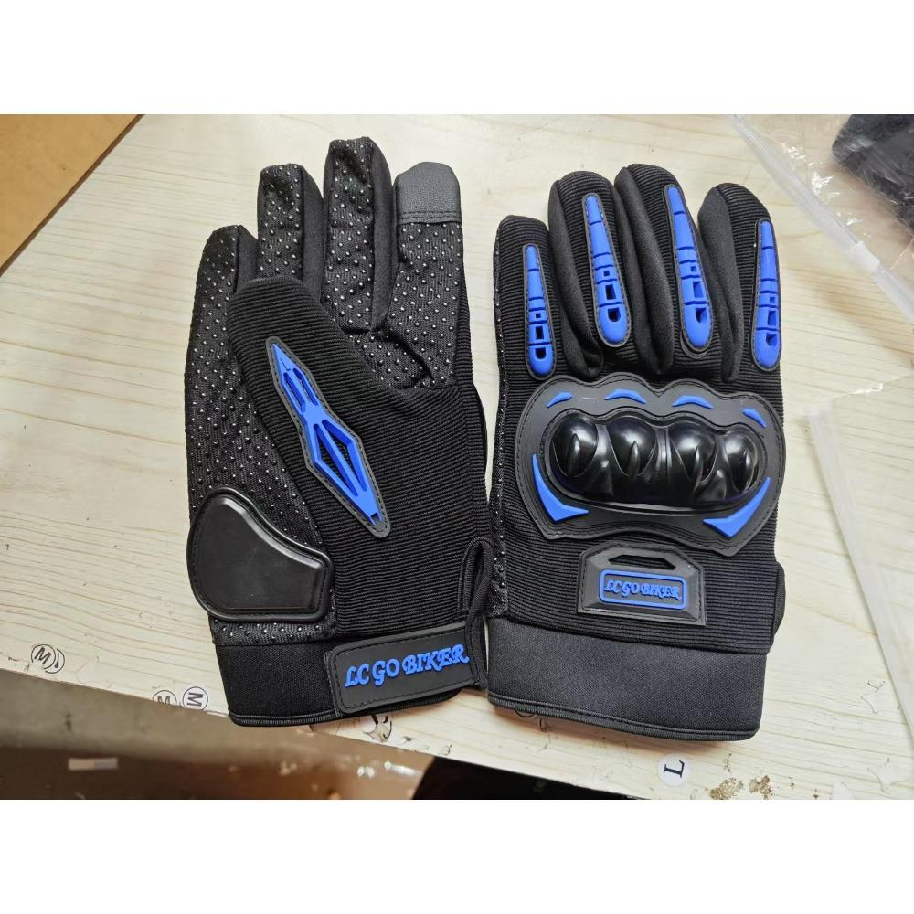 Outdoor cycling locomotive motorcycle long finger gloves