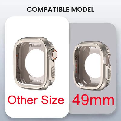 Aktualisierte Metallabdeckung für Apple Watch Ultra 3 49mm 46mm 45mm 44mm für iWatch Series 11 10 9 8 7 6 5 4 SE Ultra 3 2 1 49mm Gehäuse
