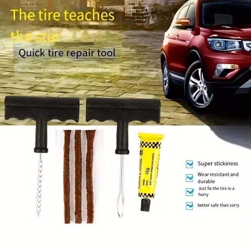Tire Repair Magic. Quick Tire repairCar Tire Repair Tool, Motorcycle Tubeless Wheel Tire Repair Kit, Puncture Plug, Garage Tool