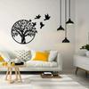 Arte mural de metal artesanal: árbol de la vida para patio al aire libre | Elegante regalo de aniversario y logotipo de decoración del hogar
