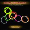 Světlé svítící tyčinky hromadně 8 palců svítící ve tmě světelné tyčinky párty laskominy neonová párty svítící náhrdelníky a náramky s konektory