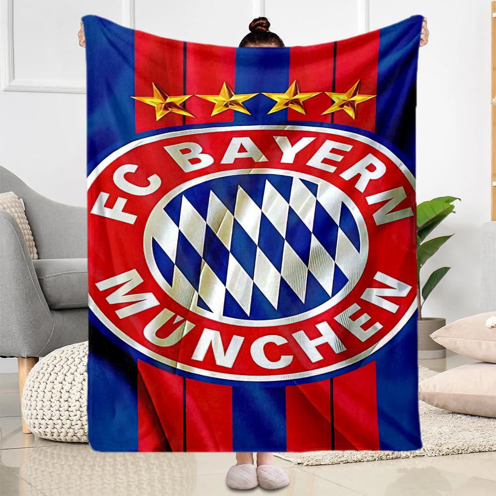 Bayern Munich Blanket Ultra-Soft Great for Picnics Chair Couch for All Seasons Stylish Decor Ideal Gift For Birthday Valentine'S Day