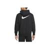 Nike Solid Color Letter Print Hoodie Long Sleeve Sweatshirt Men Tops Black FB6575-010