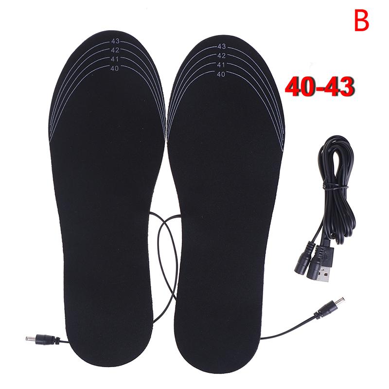 Details about / Cuttable Electric Heating Insole Shoes Warmer USB Charge Remote Prevent Fatigue