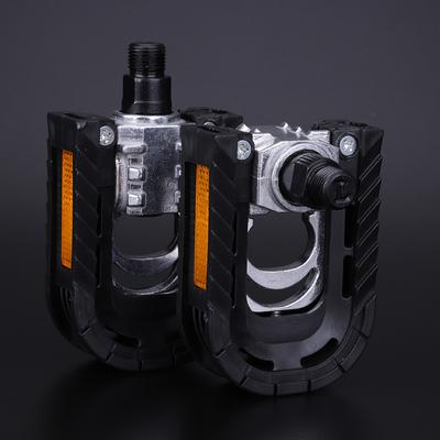 Bicycle Flat Pedals with Safety Reflective Sheet Cycling Sports Pedals Non-Slip Universal Foldable Pedals Bicycle Accessories