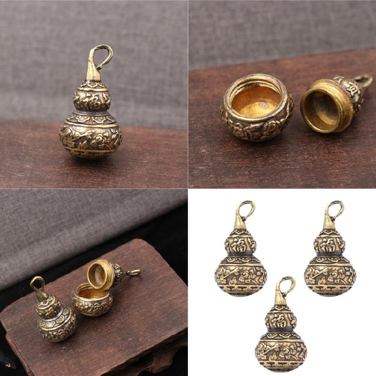 3 Pack Fashion Gourd Charm Small Pendant Gourd Jewelry Making Accessories Suitable for Jewelry Making and Decoration