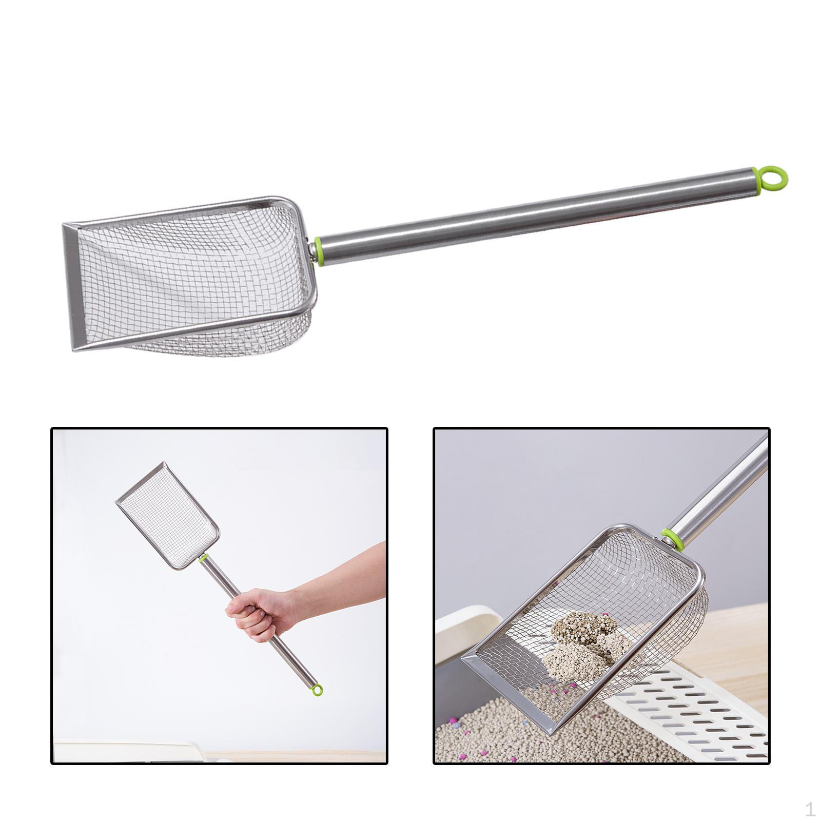 

Совок для кошачьего туалета для ящика Глубокий просеивающий антипригарный прочный совок с сеткой Кролики mesh 2.8X2.8mm