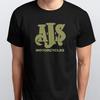 Men's and Women's T-shirts AJS Motorcycles Vintage Retro Motorcycle Printed T Shirt Black White All Sizes