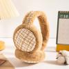 Plush Foldable Ear Cover Windproof Winter Thicken Earflap Winter Warm Earmuffs  Women