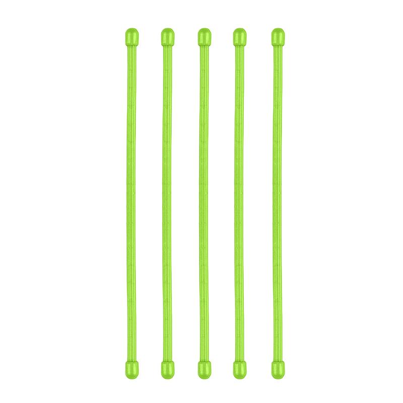 

5PCS Silicone Zip Ties, Steel Core Silicone Twisted Ties, Reusable Rubber Twisted Ties, Cable Ties For Organizing 3inch