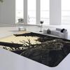1pc Anime Logo B-berserk Guts Room Mats Cheaper Anti-slip Modern Living Room Balcony Printed Welcome Rug