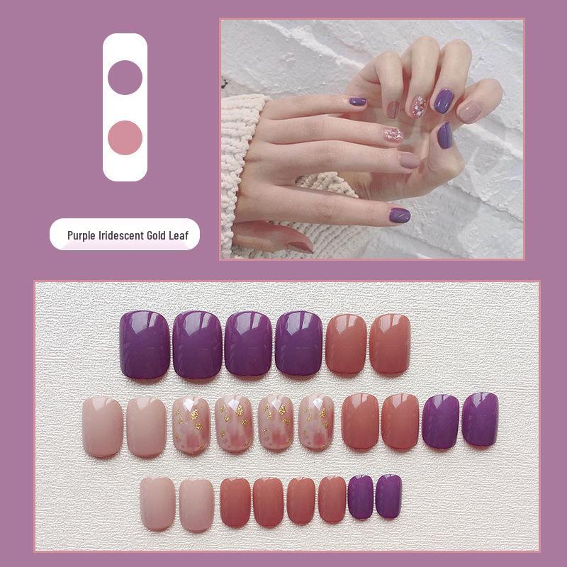 Press-On Removable Fake Nails - Fashionable Manicure Nail Tips