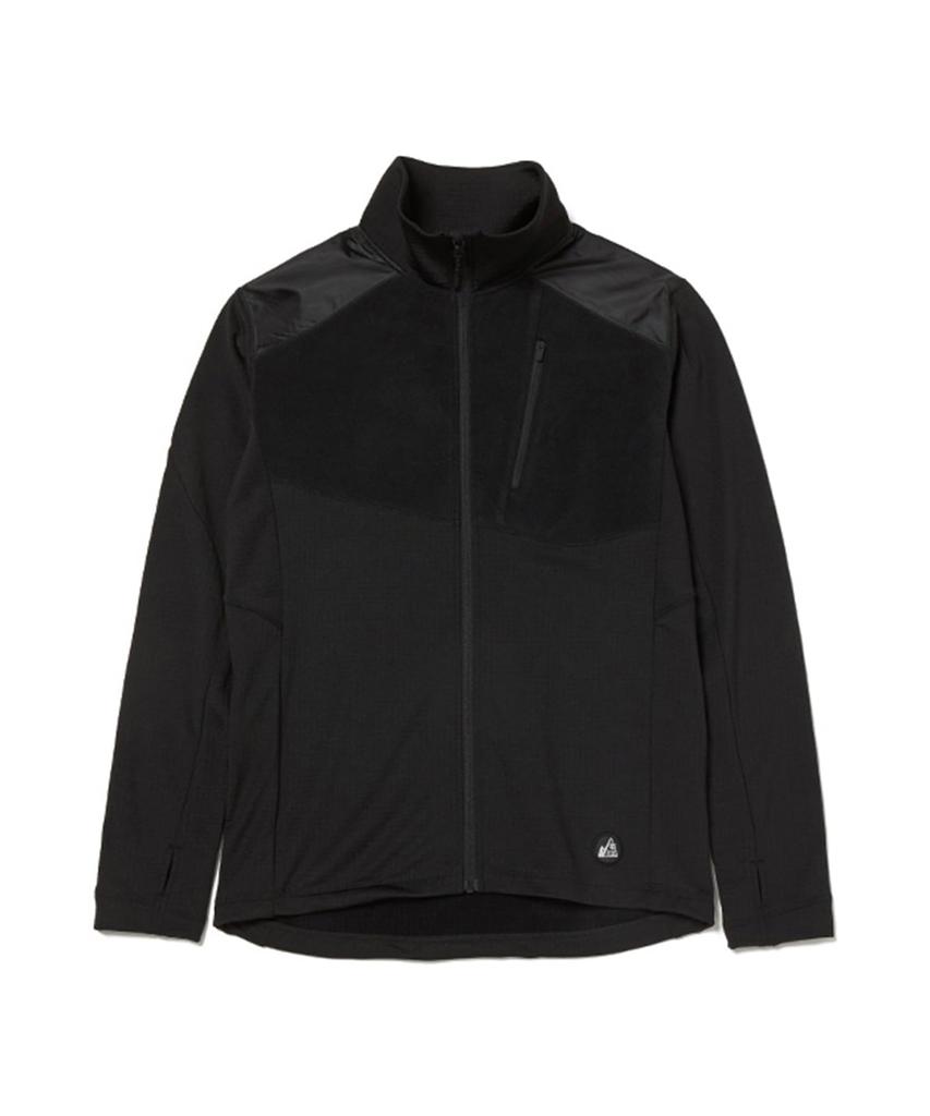 Snow Peak MofM Hybrid Fleece Jacket Outer and Size M MM4410-SW01 Jacket, Men's Women's, Black,