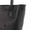 Cowhide Dot Embroidery 2-Way Tote Bag S