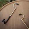 Camping Light Pole Hook Stainless Steel Tent Pole Lamp Hook Multifunctional Outdoor Camping Light Stand Hook Camping Equipment