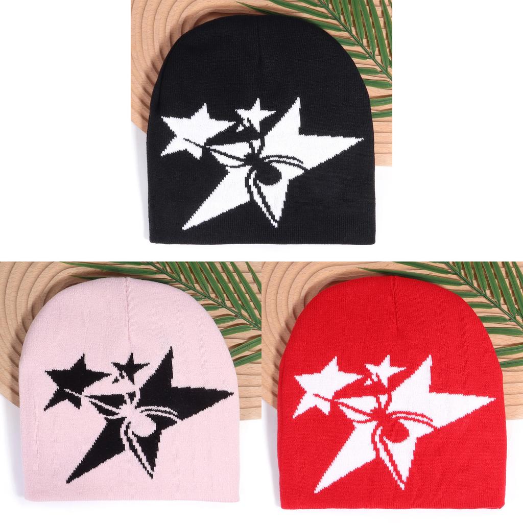 Spider Design Beanie With Nonadjustable Fit For Outdoor Street Fashion In Winter 2024