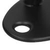 10 Stück Schwarze Ösenplatte U-Haken Oval Wandmontagehaken Haken Deckenhaken Schaukeln