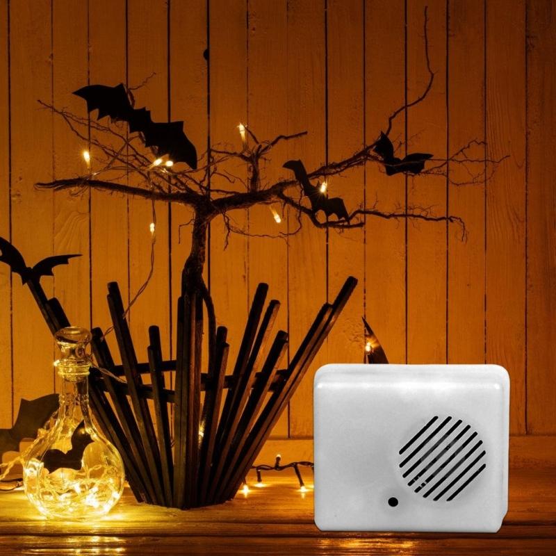 Voice Activated Voice Control Scream Speakers for Haunting House and Halloween Festivities Frightening Party Decoration