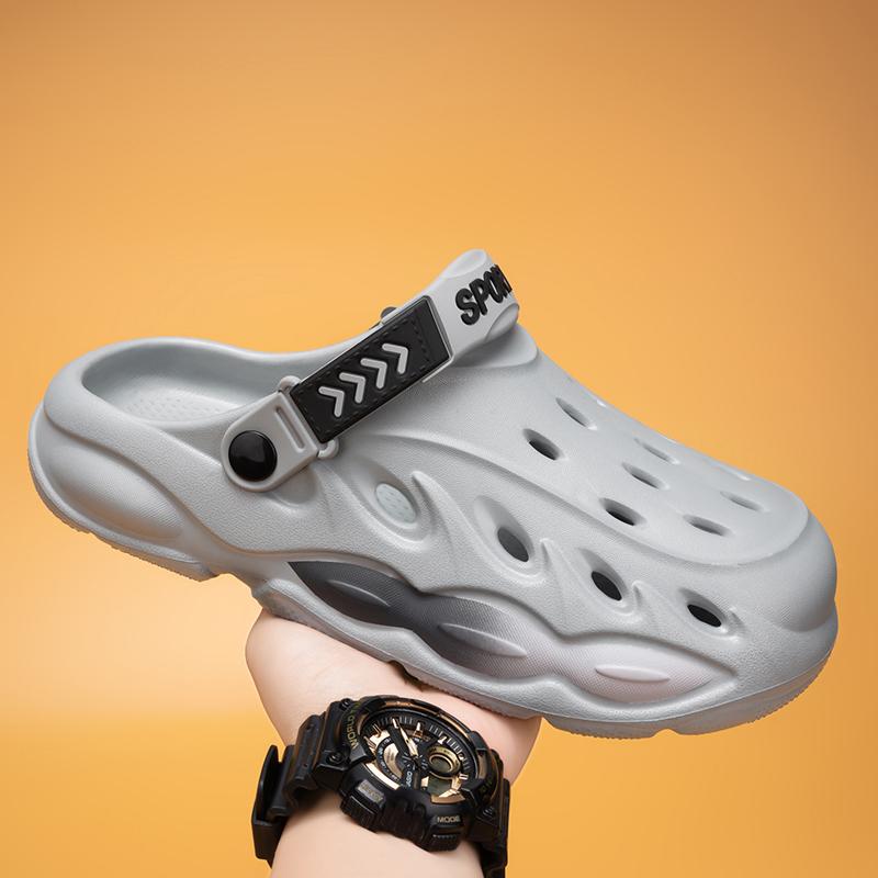 Fashion CYYTL Mens Slippers Summer Casual Outdoor Beach Shoes Sandals Walking Slides Comfort Lightweight Luxury Designer Fashion Leather