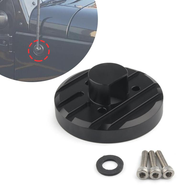 Antenna Base Decorative Cover Protective Shell For 2007-2017 Jeep Wrangler JK JL