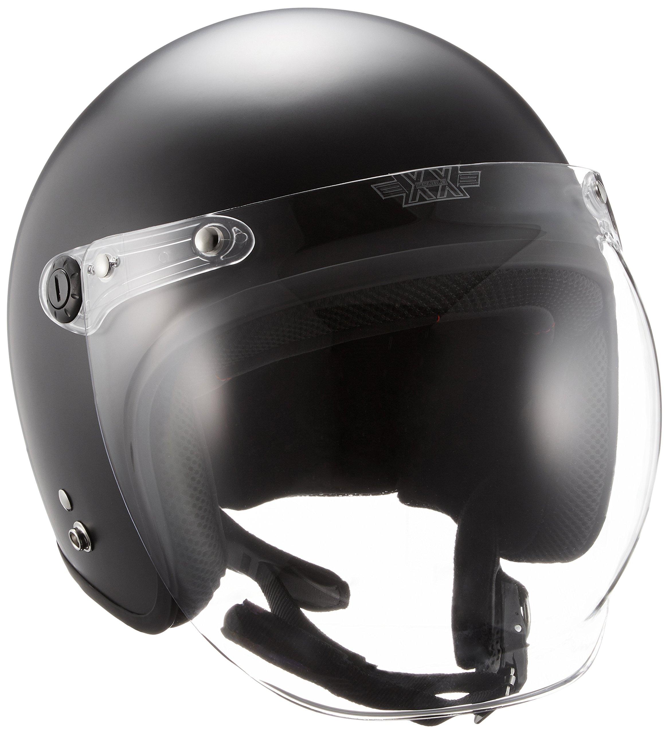 

TNK Kogyo Speed Pit Half Matte XXL XX-606 Helmet, Black, 51109, (Head Circumference 62cm-64cm)