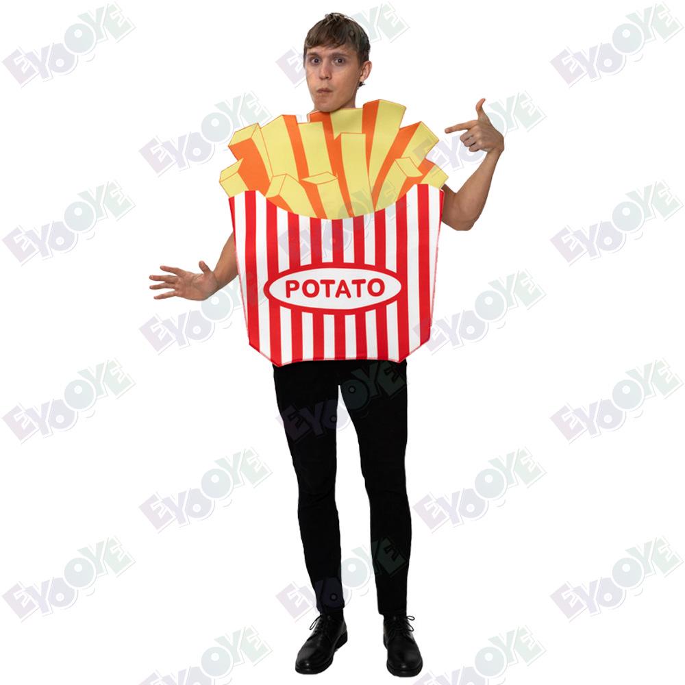 Creative Cross-Border Snack Set: Tomato Beer Ice Cream, Popcorn, Milk French Fries, & Cosplay Costume