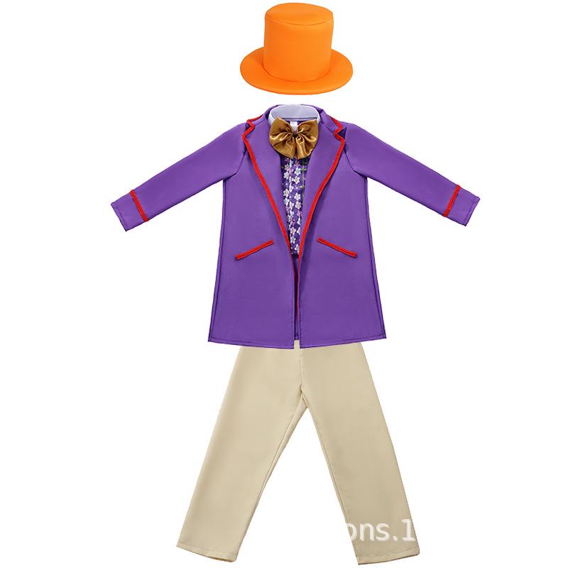 Willy Wonka Halloweenkostuum voor kinderen - Charlie and the Chocolate Factory Cosplay
