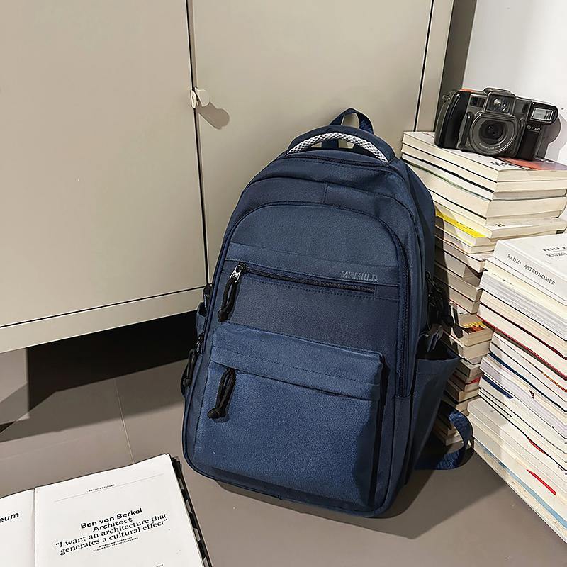 Large Capacity Backpack Junior High School Student Lightweight Schoolbag Travel Backpack