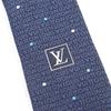 Excellent LOUIS VUITTON Tie Cravate LV Signature All-over Logo Pattern, Silk Men M78045 Used